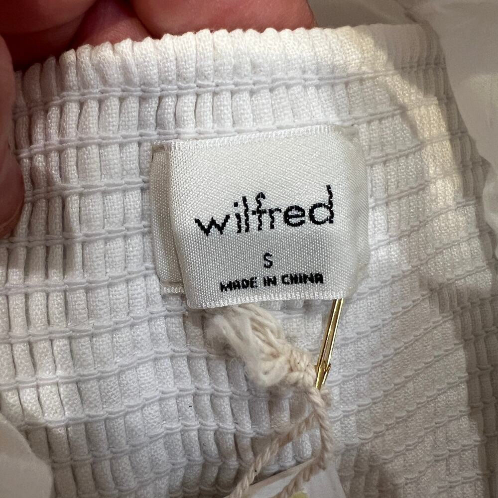 ARITZIA Women's Wilfred Whisper Linen Halter Top Size S In White - Picture 11 of 15